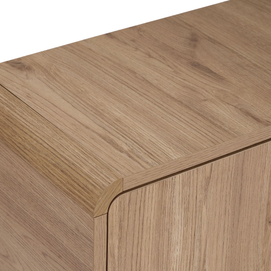 Tv-meubel KABIN 180x34 cm eiken