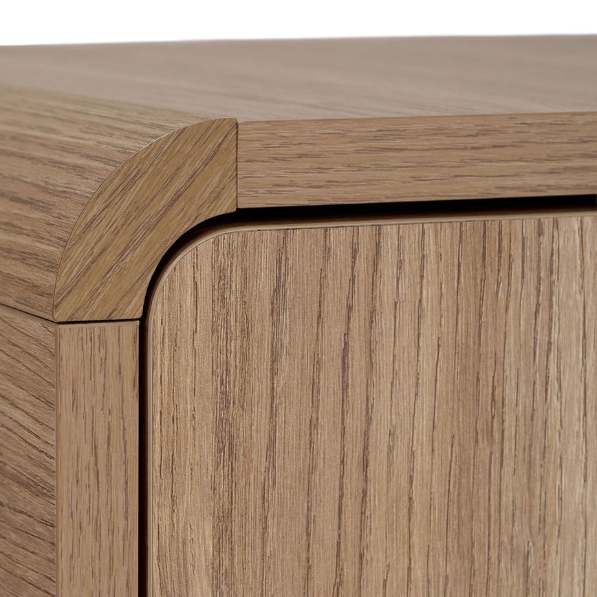 Tv-meubel KABIN 180x34 cm eiken