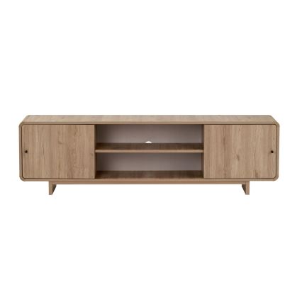 Tv-meubel KABIN 180x34 cm eiken
