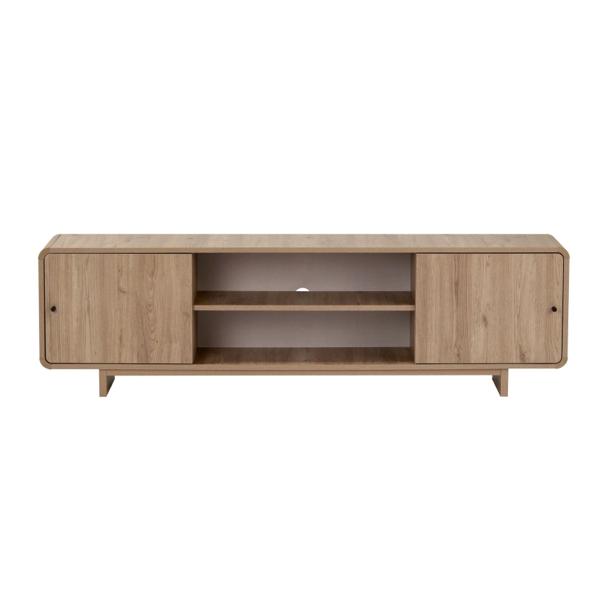 Tv-meubel KABIN 180x34 cm eiken