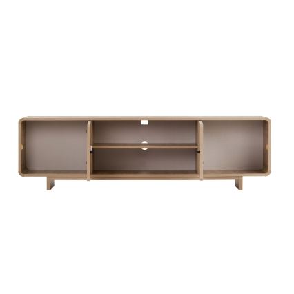 Tv-meubel KABIN 180x34 cm eiken