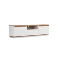 TV-meubel KREDE 160x30 cm wit/grenen