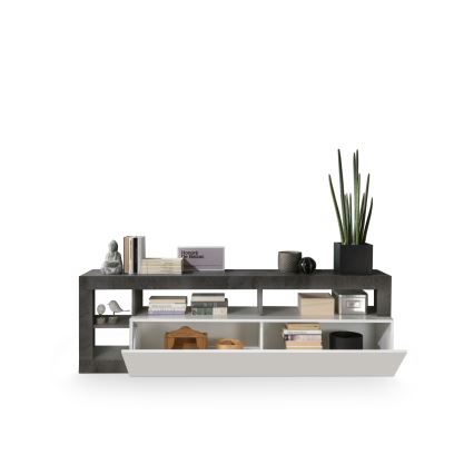 TV-meubel LENOR wit/antraciet