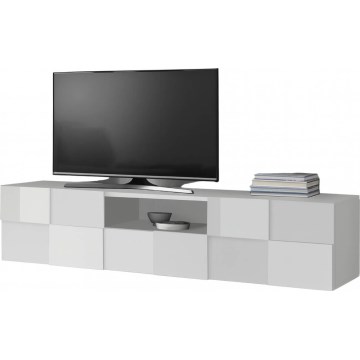 TV-meubel SERIAN 184x42x42 cm wit