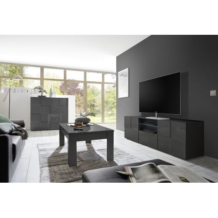 TV-meubel SERIAN antraciet