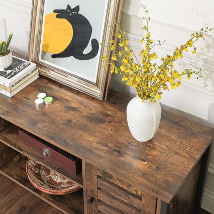 TV-meubel VOLTAR bruin/zwart