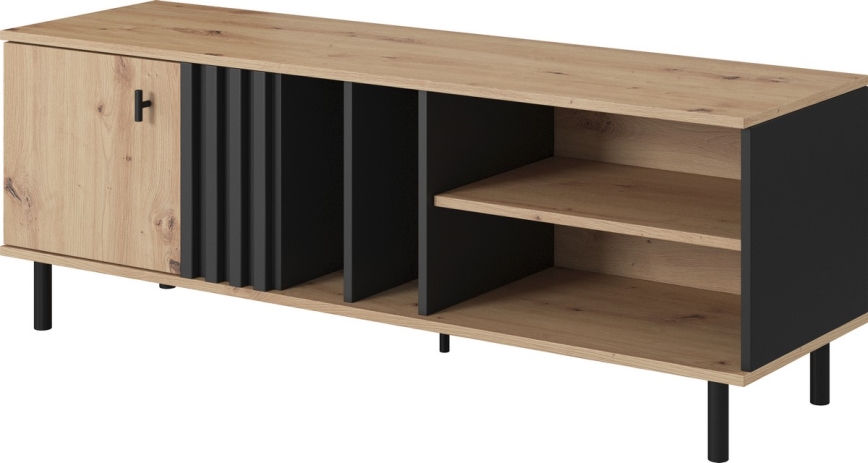 TV-tafel BADIA eiken/antraciet