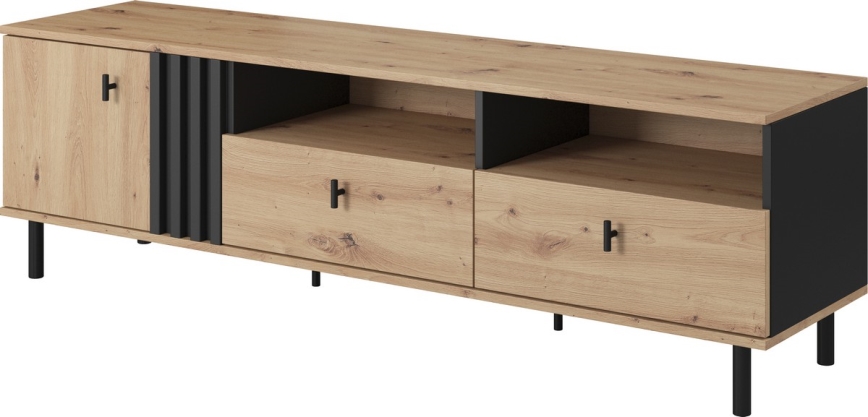 TV-tafel BADIA eiken/antraciet