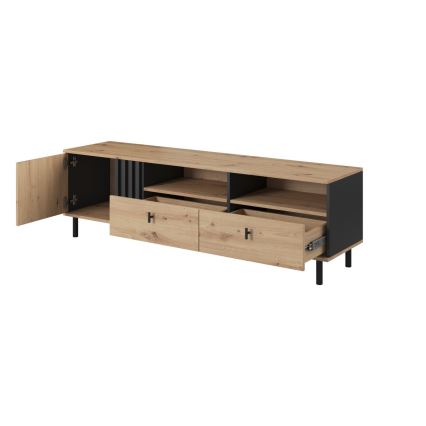 TV-tafel BADIA eiken/antraciet