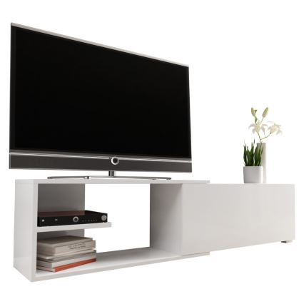 TV tafel CLIF 40x180 cm wit