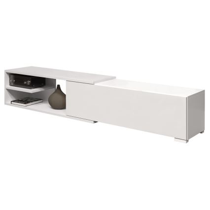 TV tafel CLIF 40x180 cm wit