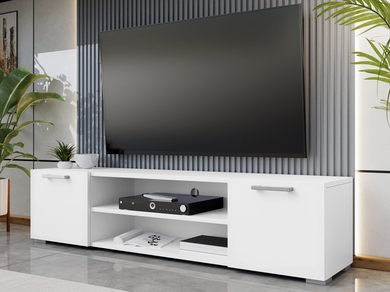 TV tafel GIMREN 36x156 cm wit