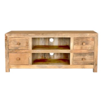 TV tafel HINA 60x140 cm massief hout/mangoboom