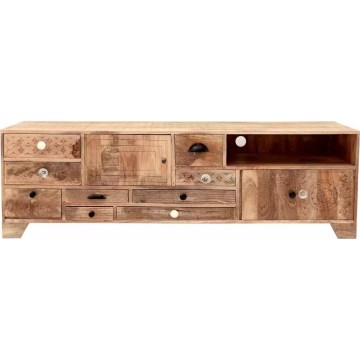 TV tafel MANU 160x50 cm massief hout/mangoboom
