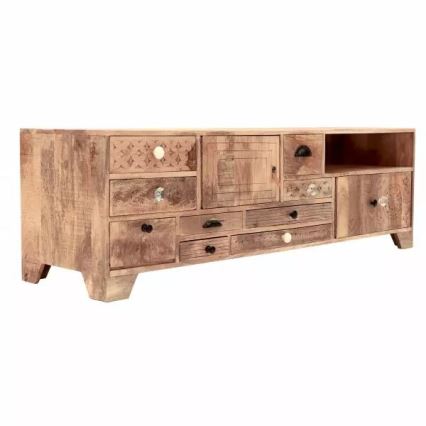 TV tafel MANU 160x50 cm massief hout/mangoboom