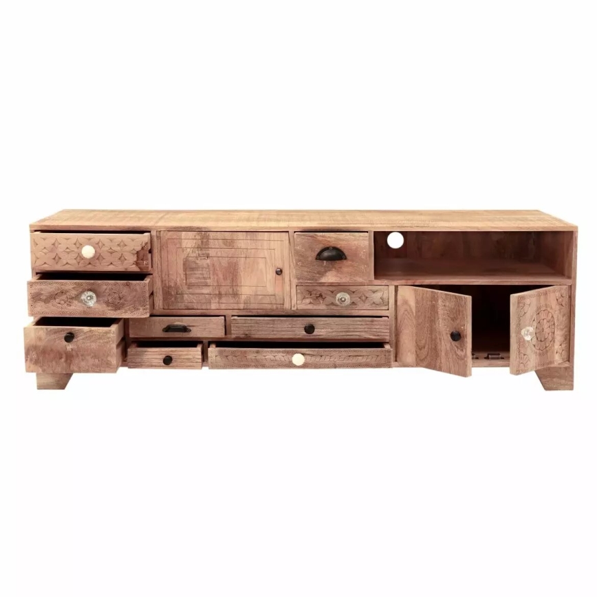 TV tafel MANU 160x50 cm massief hout/mangoboom
