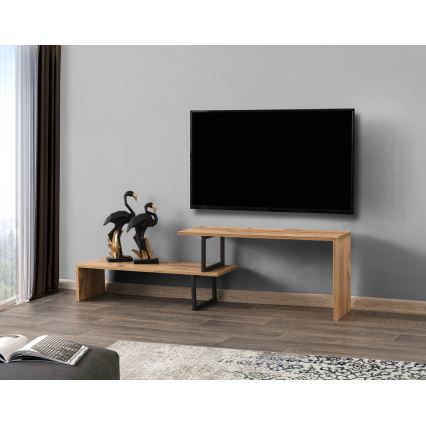 TV tafel OVIT 44x153 cm bruin/zwart