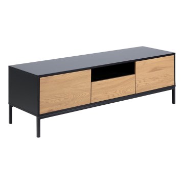 TV tafel SARON eiken/zwart