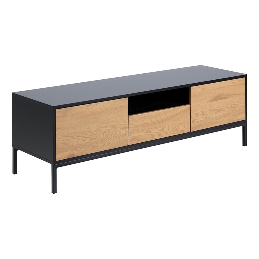 TV tafel SARON eiken/zwart