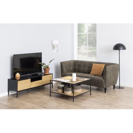 TV tafel SARON eiken/zwart