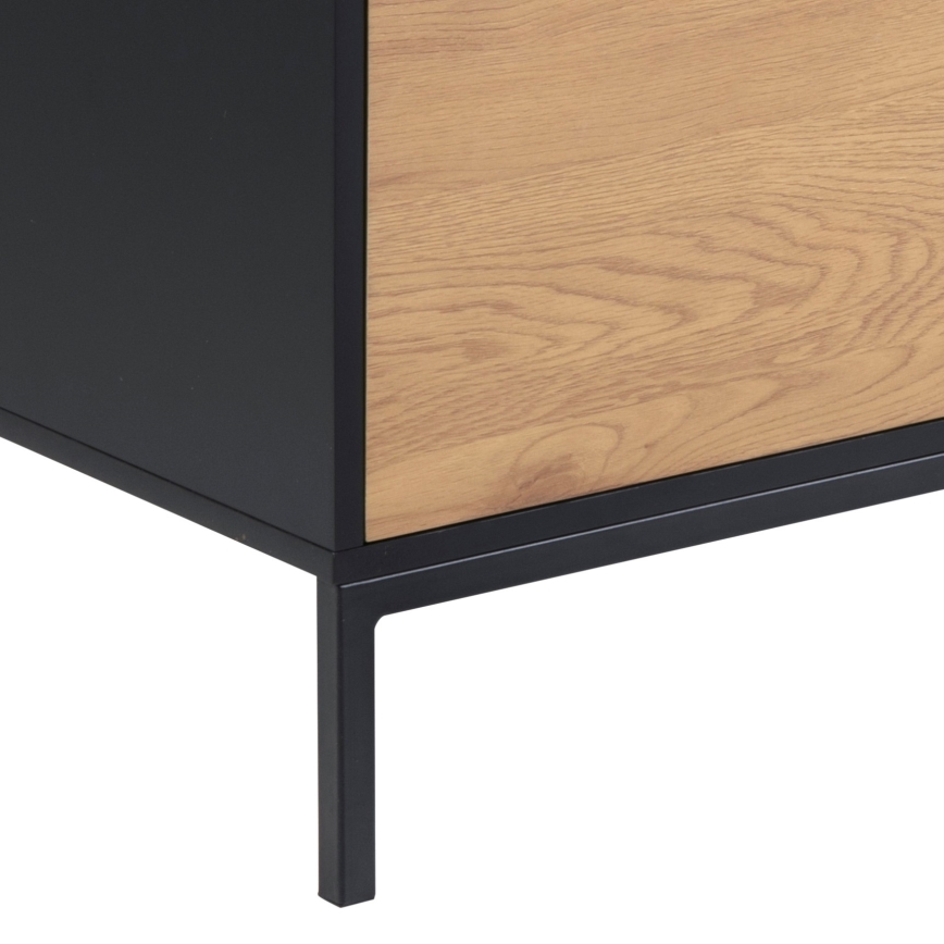 TV tafel SARON eiken/zwart
