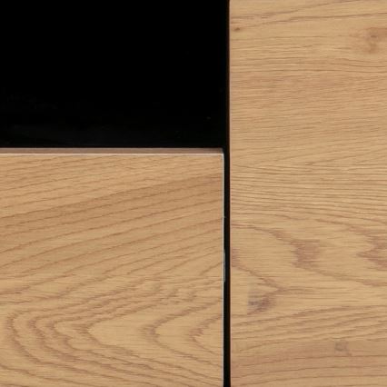 TV tafel SARON eiken/zwart