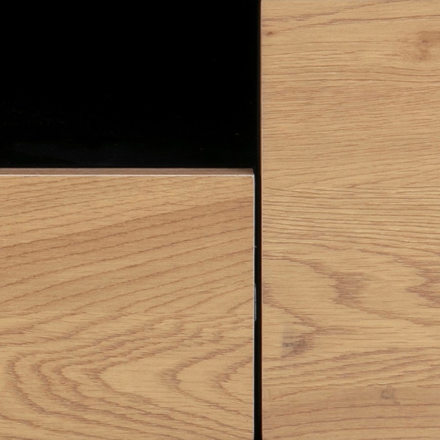 TV tafel SARON eiken/zwart
