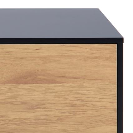 TV tafel SARON eiken/zwart
