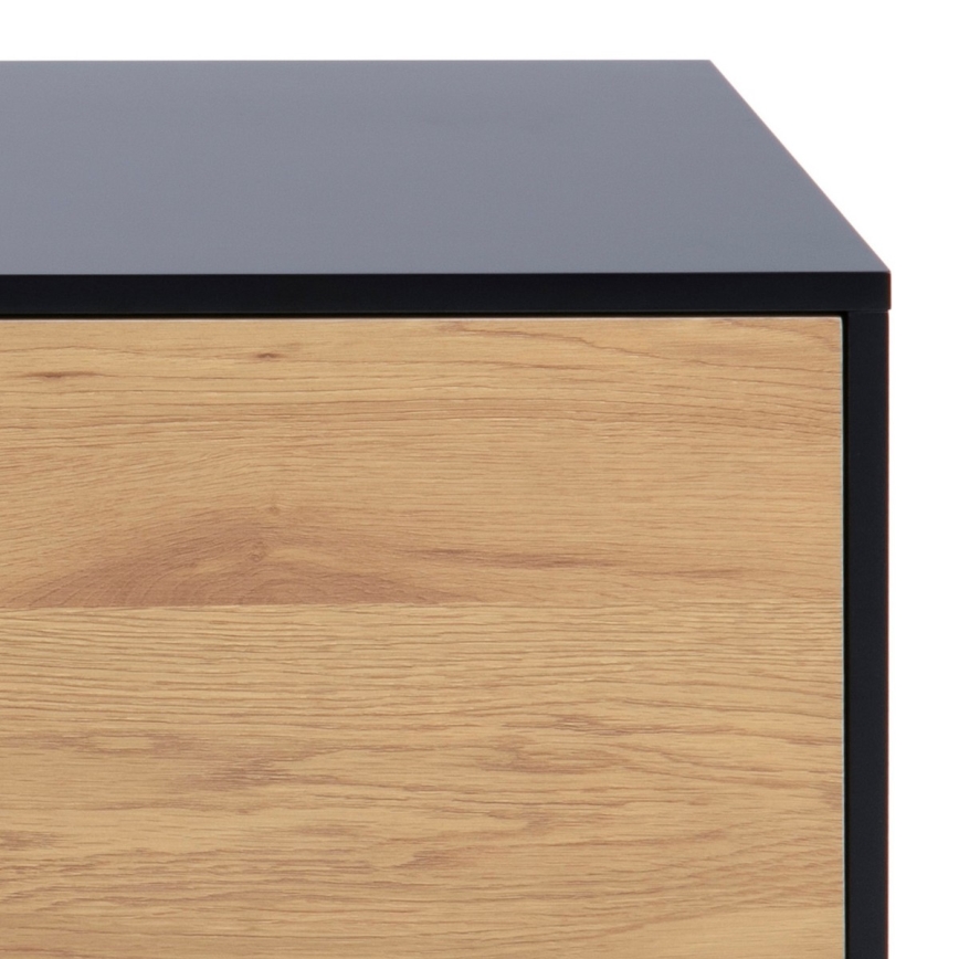 TV tafel SARON eiken/zwart