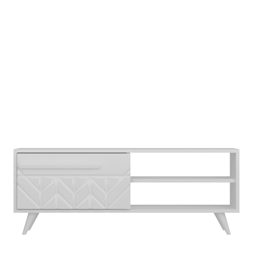TV Tafel VENEDIK 43,7x120 cm wit