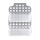 Twee-laags hangende doucheplank 12x35,5 cm grijs/wit