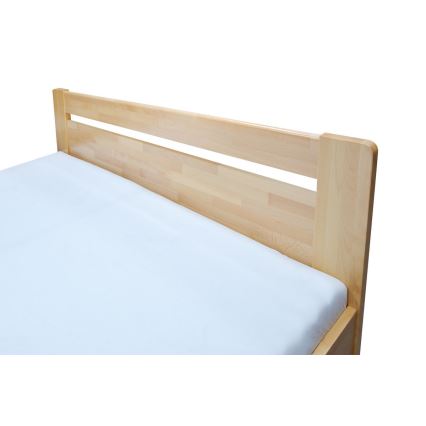 Tweepersoonsbed met een opslagruimte AMARA 180x200 cm beuken