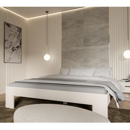 Tweepersoonsbed PIROA 180x200 cm beige