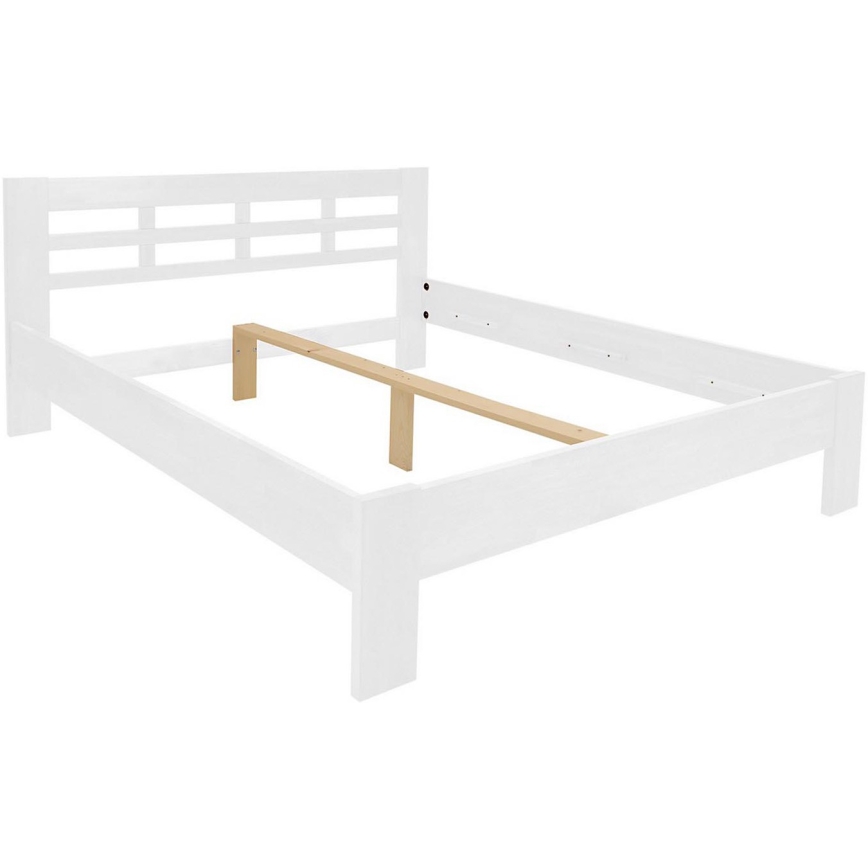 Tweepersoonsbed van massief hout ANGELA 180x200 cm wit