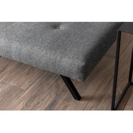 Tweezitsbank LOKO lichtgrijs