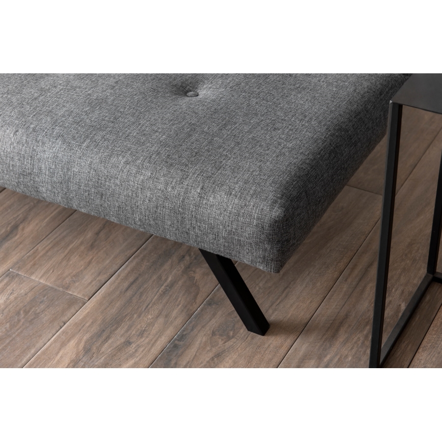 Tweezitsbank LOKO lichtgrijs