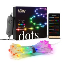 Twinkly - LED RGB Dimbare Strip voor Buiten DOTS 200xLED 13,5m IP44 WiFi