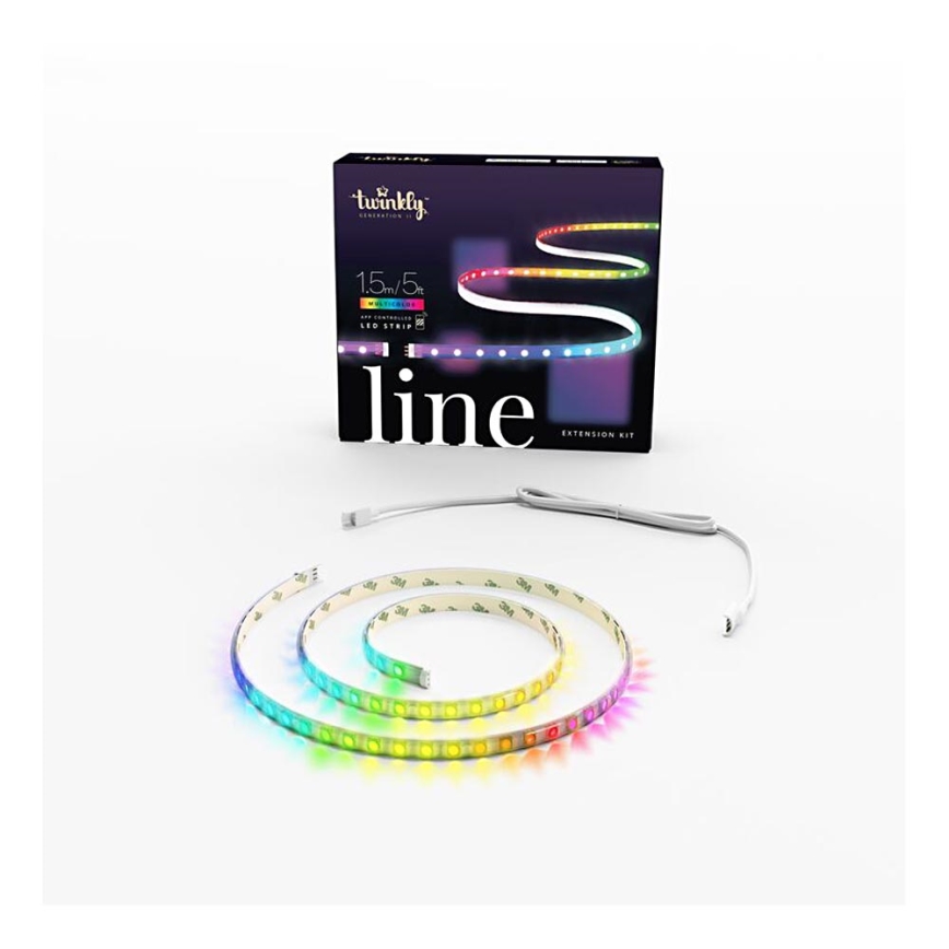 Twinkly - LED RGB Verlenging dimbaar strip LINE 100xLED 1,5 m Wi-Fi