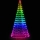 Twinkly - LED RGBW Dimbaar buitenshuis Kerstboom LIGHT TREE 300xLED 2m IP44 Wi-Fi