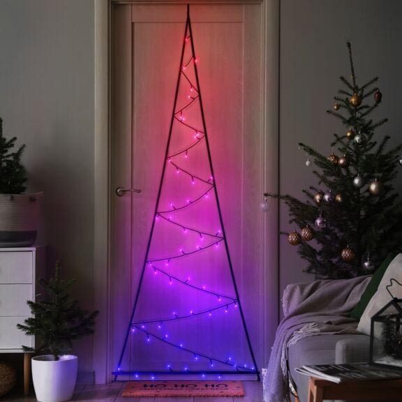 Twinkly - LED RGBW Dimbaar buitenshuis Kerstboom LIGHT TREE 70xLED IP44 Wi-Fi