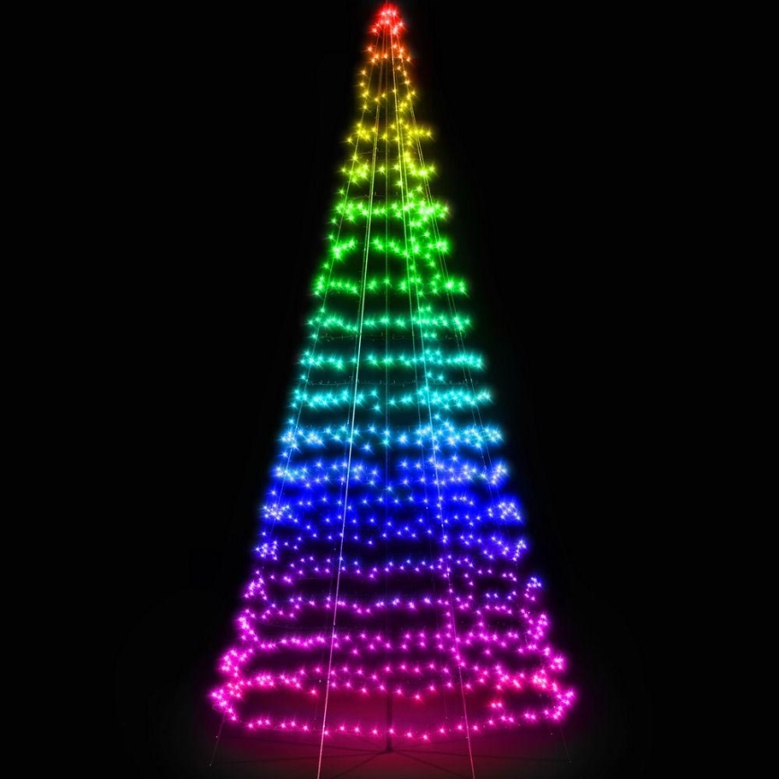 Twinkly - LED RGBW Dimbare buitenkerstboom LIGHT TREE 300xLED 2m IP44 Wi-Fi