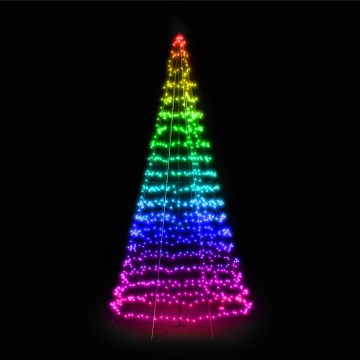 Twinkly - LED RGBW Dimmerbar buiten kerstboom LIGHT TREE 1000xLED 6 m IP44 Wi-Fi