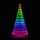 Twinkly - LED RGBW Dimmerbar buiten kerstboom LIGHT TREE 1000xLED 6 m IP44 Wi-Fi