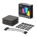 Twinkly - SET 3xLED RGB Dimbaar lichtpaneel SQUARES 64xLED 16x16 cm Wi-Fi