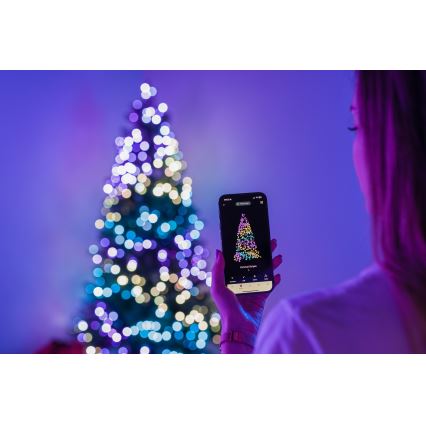 Twinkly - LED RGBW Dimbare kerstboom TREE 435xLED 2,1 m Wi-Fi