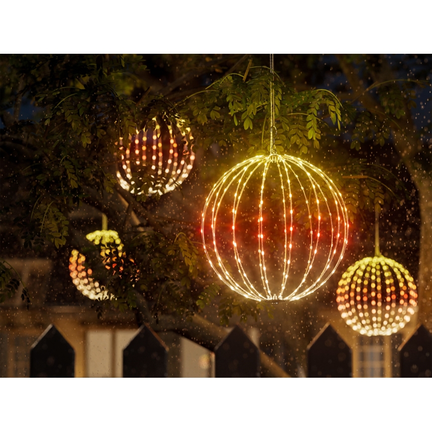 Twinkly - LED RGBW dimbare buitendecoratie SPHERE 210xLED IP44 Wi-Fi