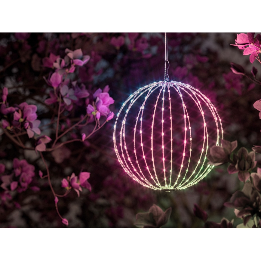 Twinkly - LED RGBW dimbare buitendecoratie SPHERE 210xLED IP44 Wi-Fi