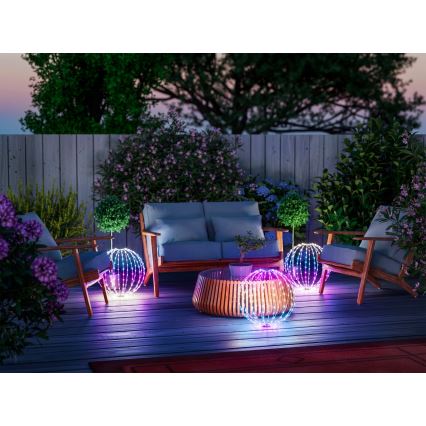 Twinkly - LED RGBW dimbare buitendecoratie SPHERE 210xLED IP44 Wi-Fi