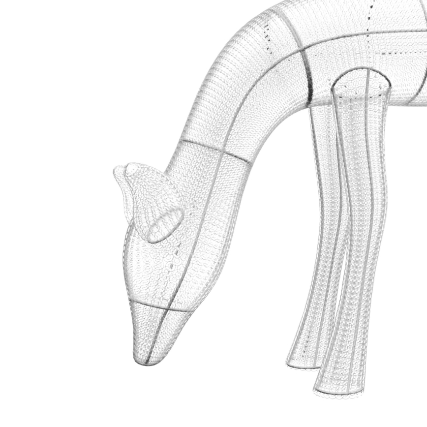 Twinkly - LED RGBW Dimbaar buitenshuis Kerstmis rendier REINGEERS 160xLED IP44 Wi-Fi