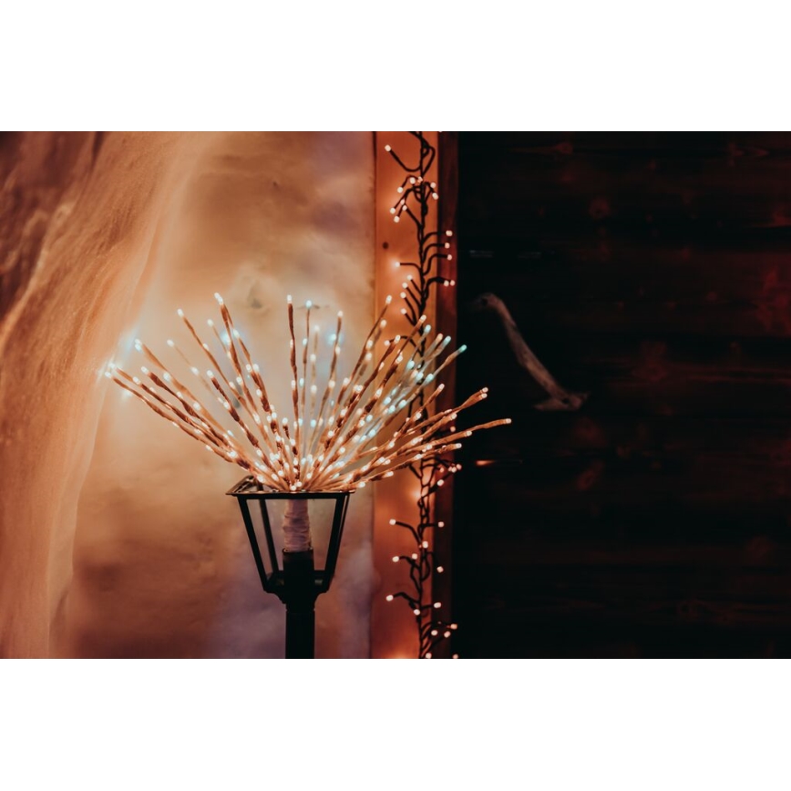Twinkly - LED RGB Dimbaar buitenshuis kerstster SPRITZER 200xLED IP44 Wi-Fi